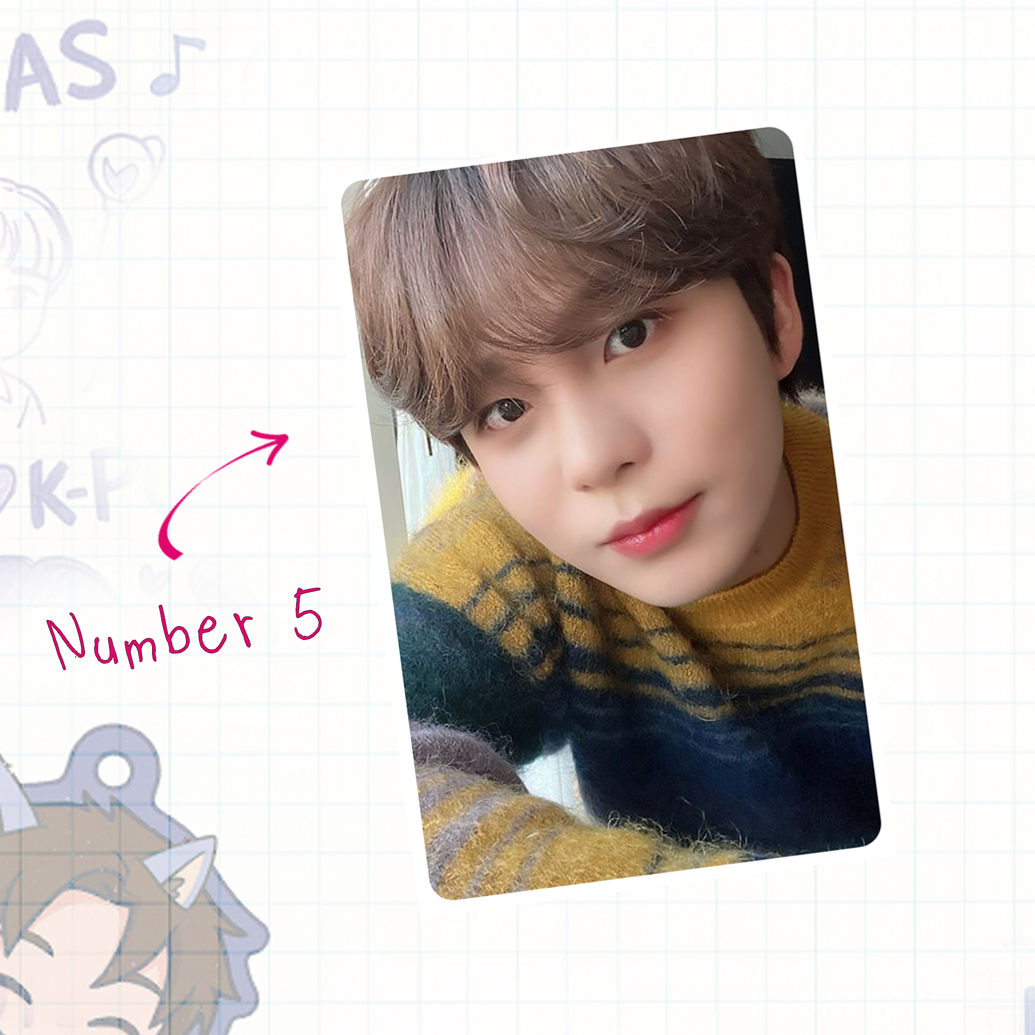 Atz - Jho handmade photocards kpop inspired - Set 1