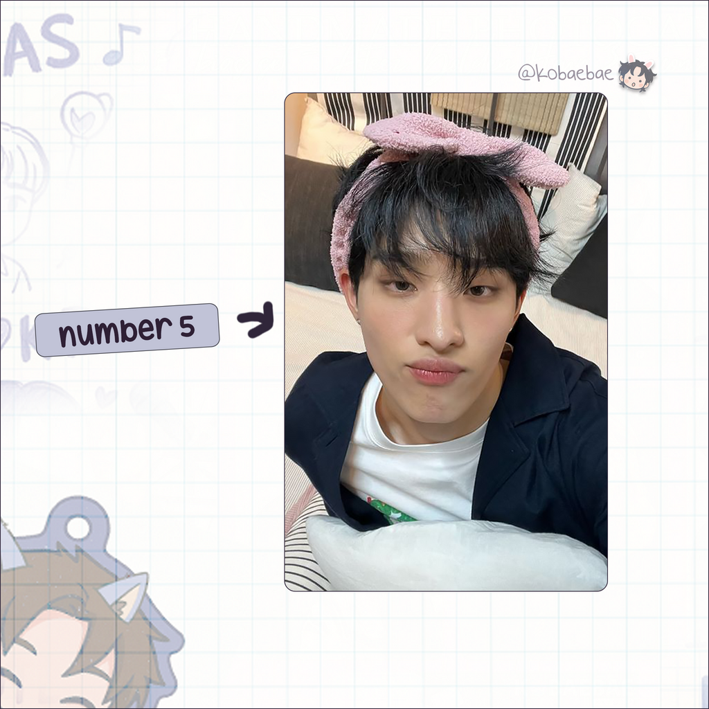 P1H - Keeho handmade photocards kpop inspired - Set 2