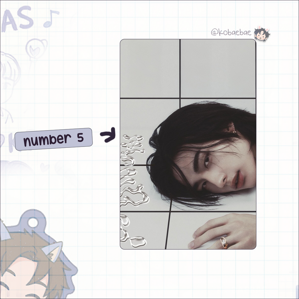 Stray Kids (Skz) -Hyune Handmade photocards kpop inspired - El. Set 1