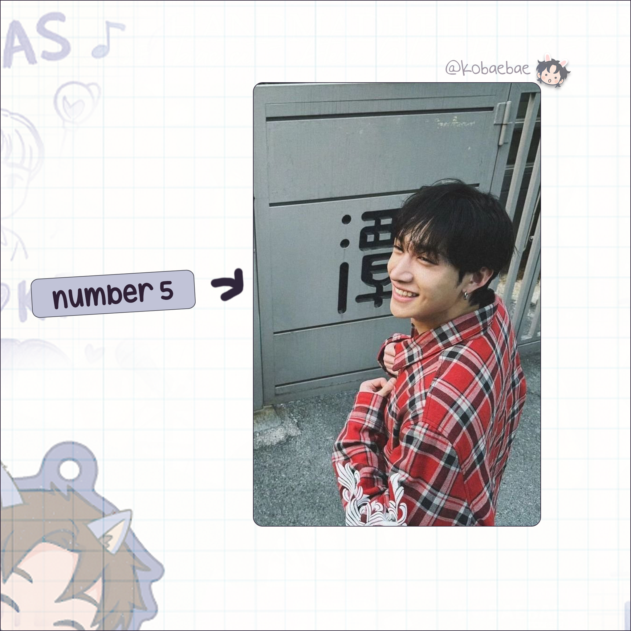 Skz (Stray Kids) - Chan handmade photocards kpop inspired - Set 8