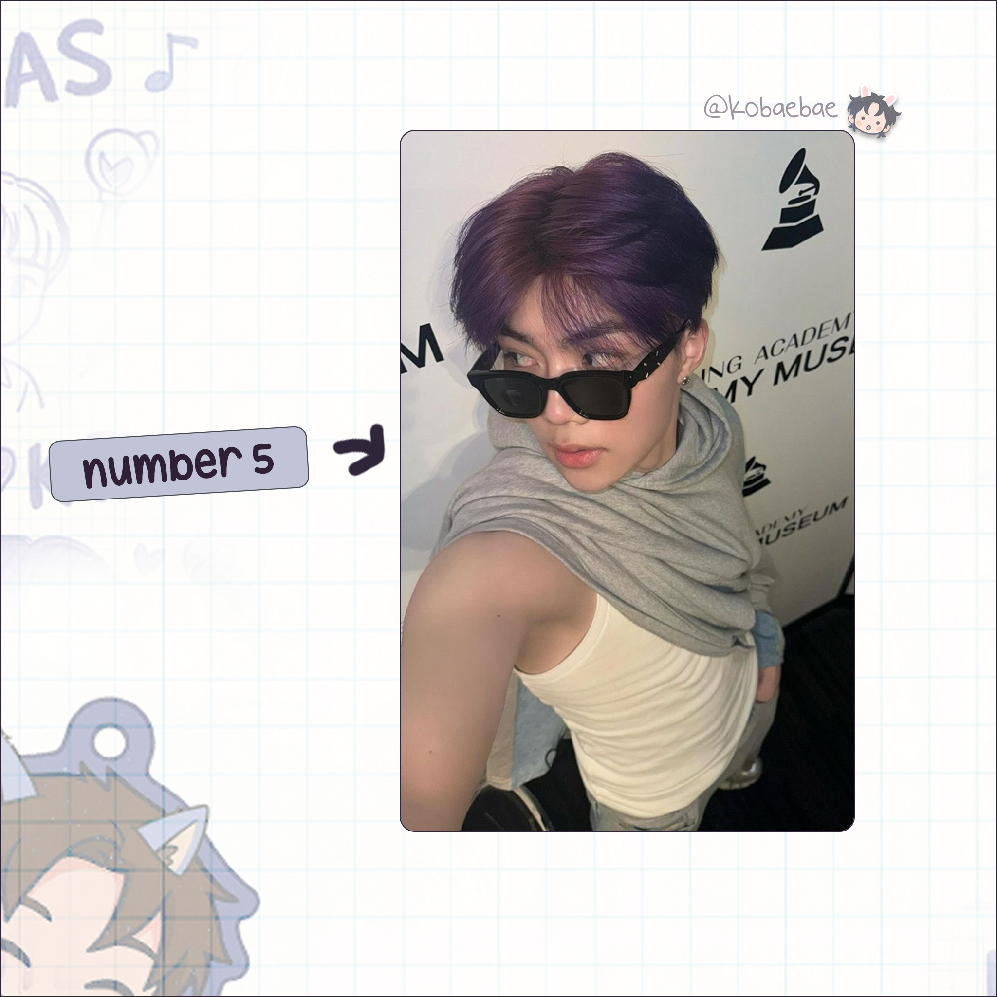 Zb1 - Gunwook handmade photocards kpop inspired - Set 2