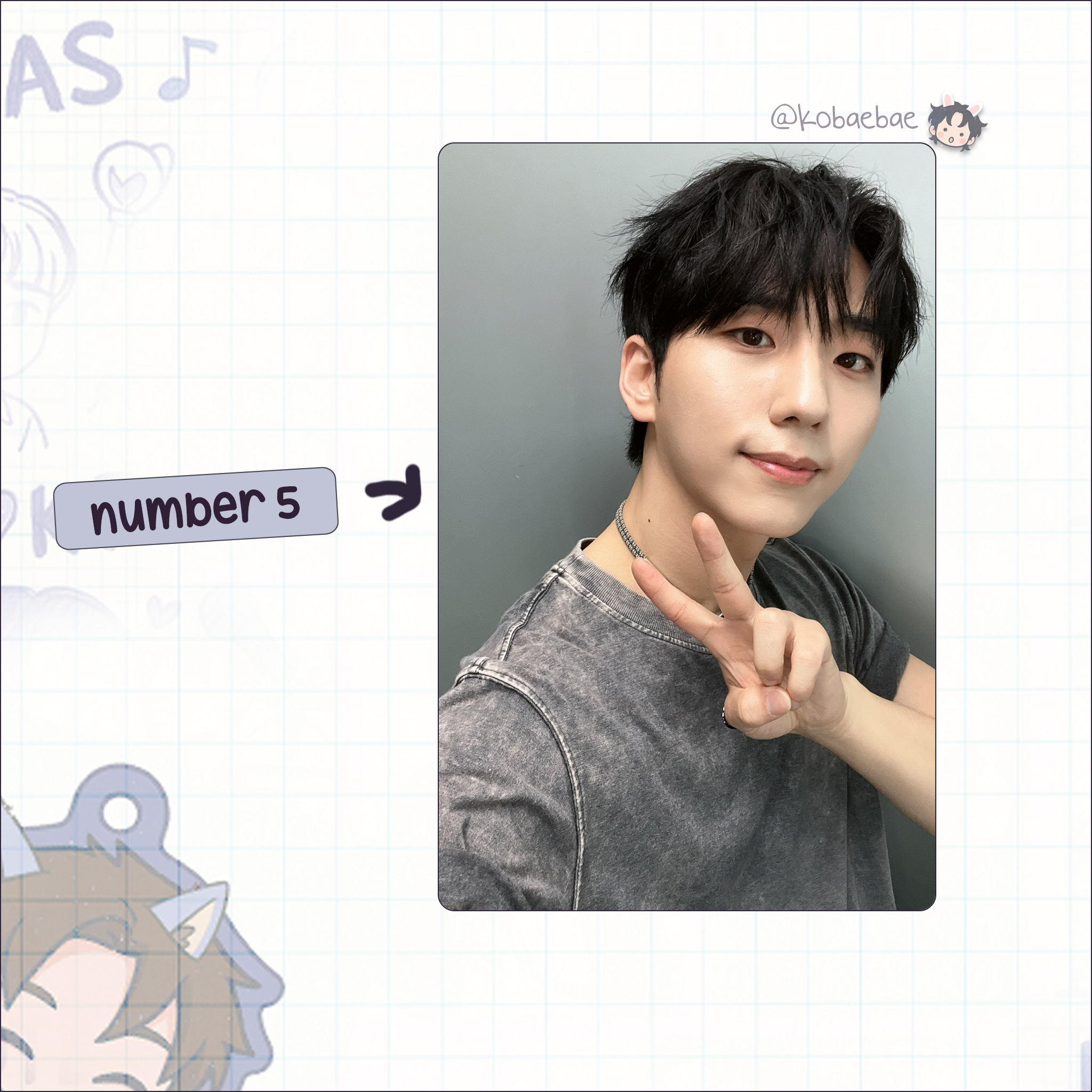 XHR (Xdinary Heroes) - Gunil Handmade photocards kpop inspired - Bias set 3