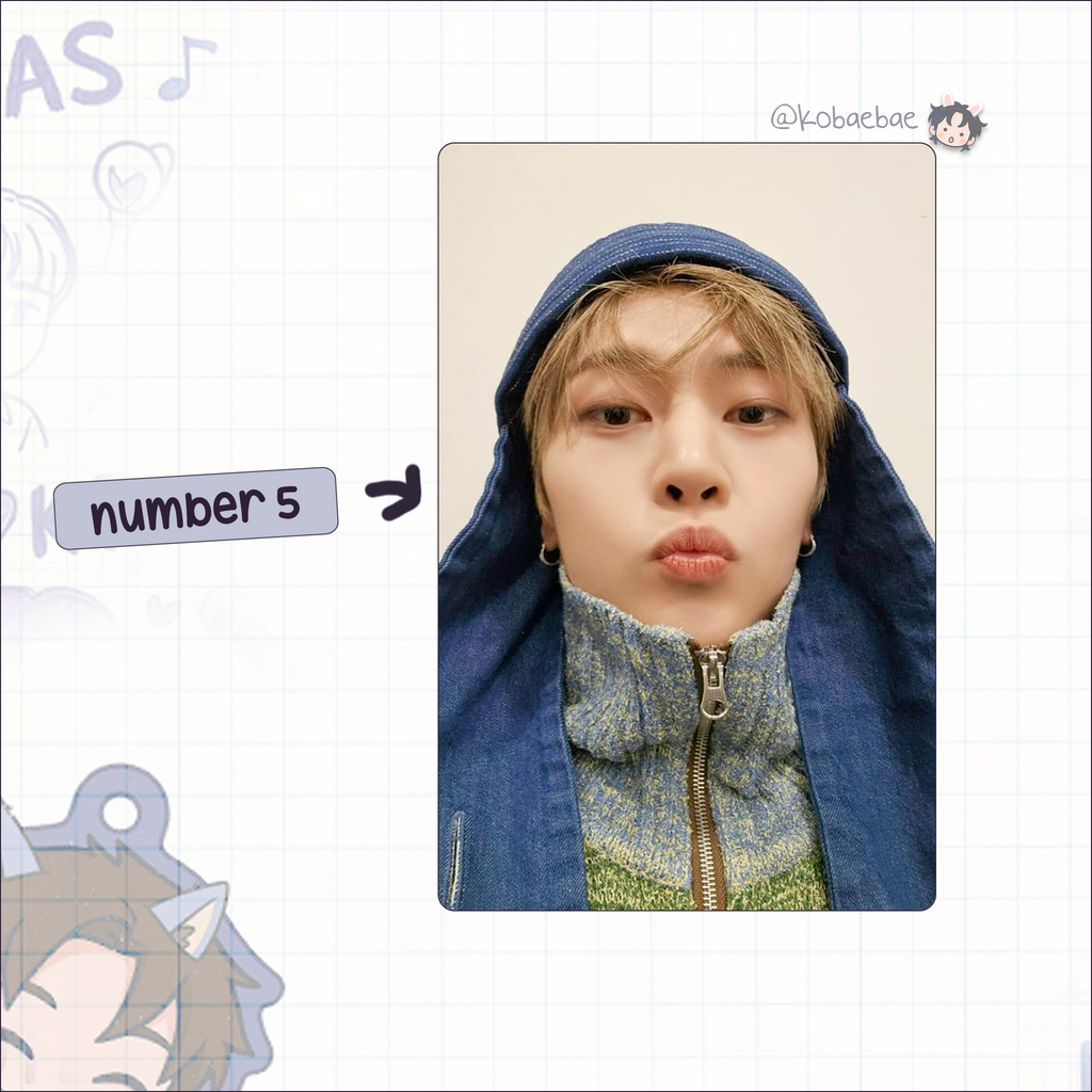 Zb1 - Matthew handmade photocards kpop inspired - Set 2