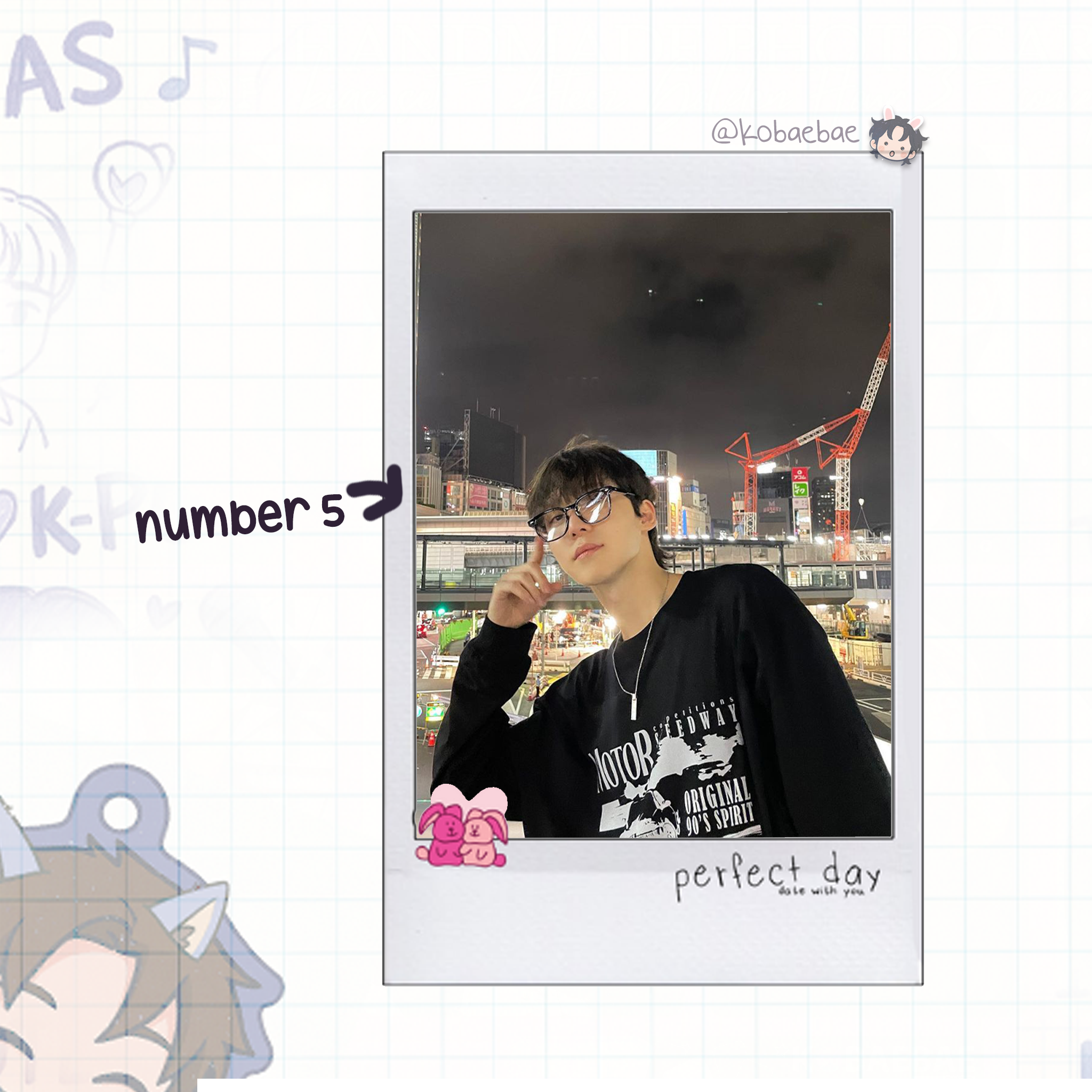 Atz - Date with My Bias - Yunho Instant-Style Fanmade Photo Print