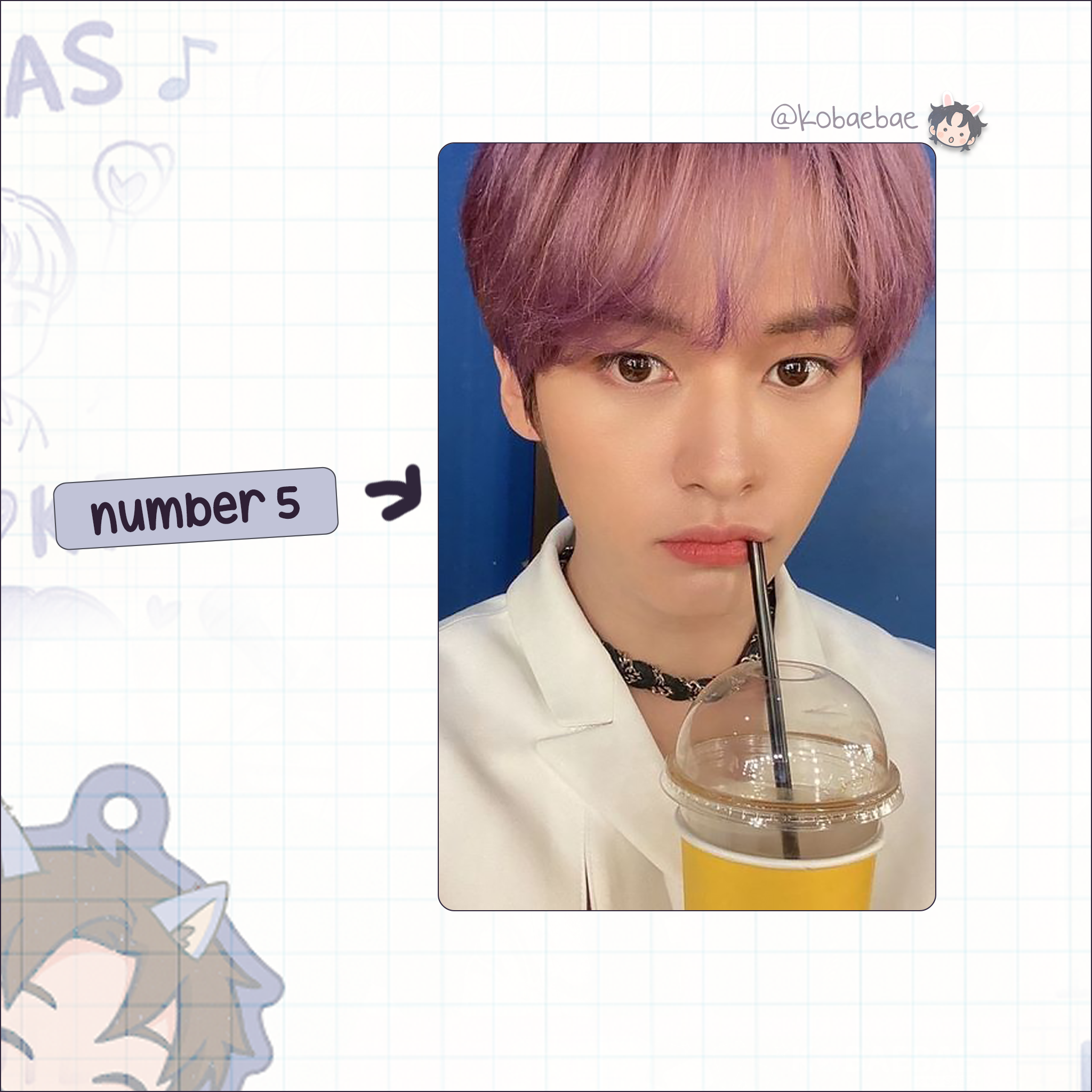 Skz (Stray Kids) - Lee Know handmade photocards kpop inspired - Set 8