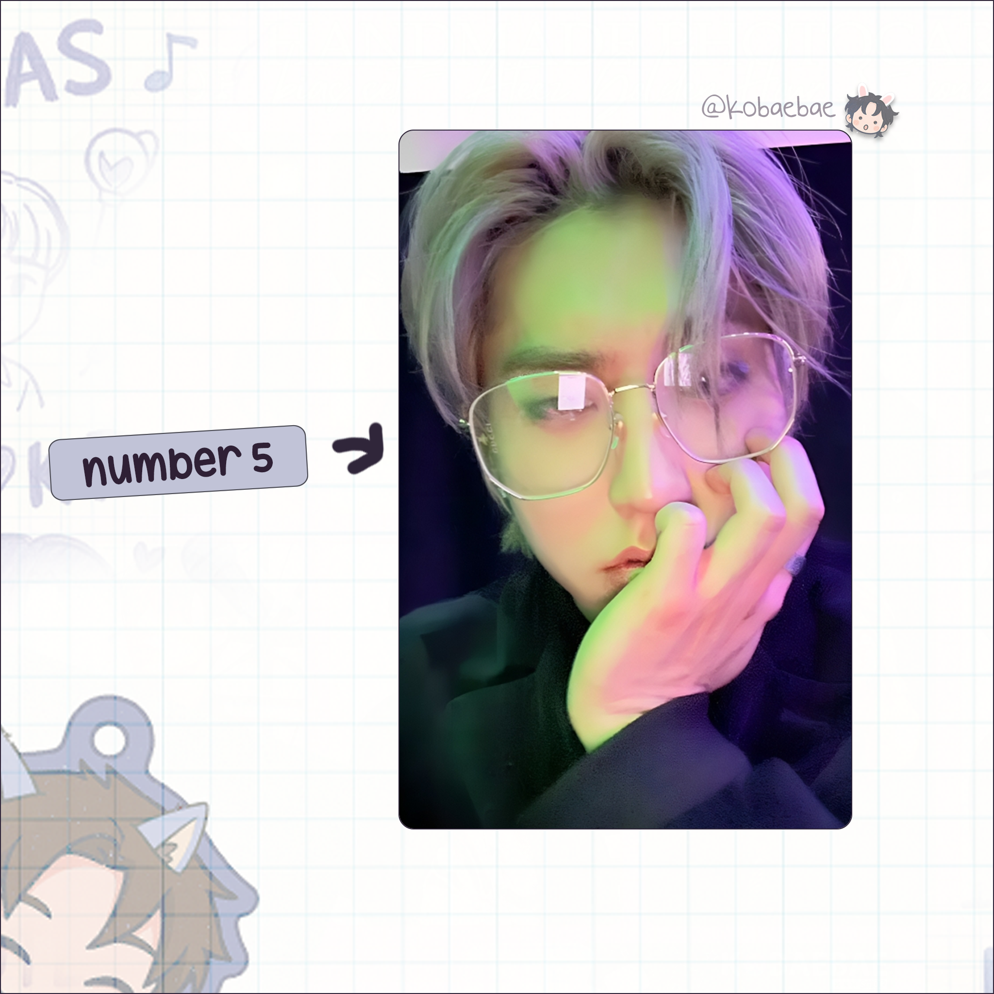 Stray Kids (Skz) - Han Handmade photocards kpop inspired - Bias set 7