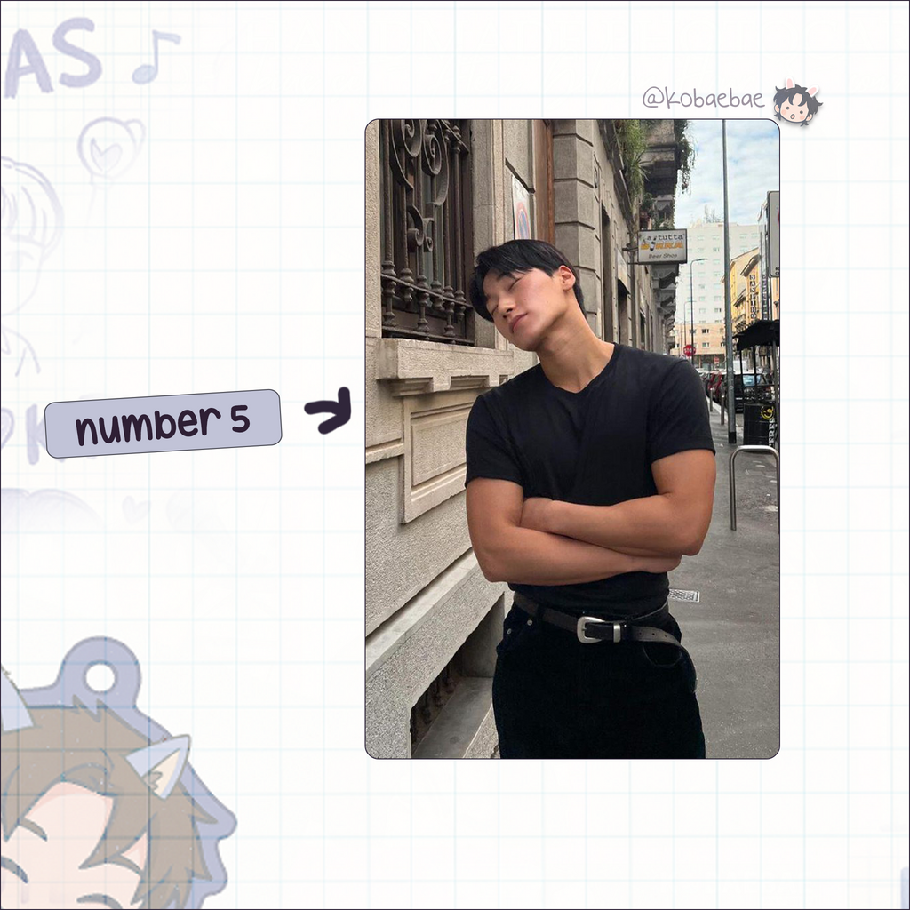 Ateez - San handmade photocards kpop inspired - set 6