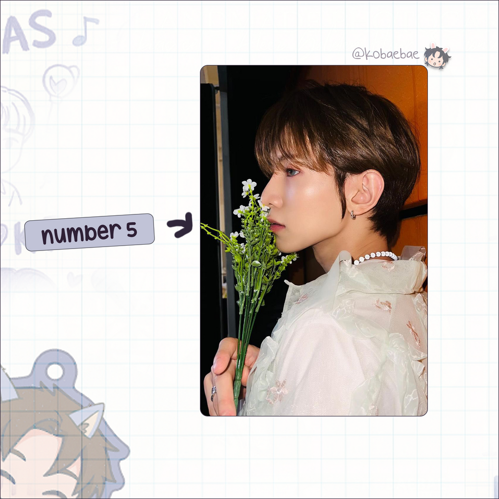 Ateez - Yeosang handmade photocards kpop inspired - set 6