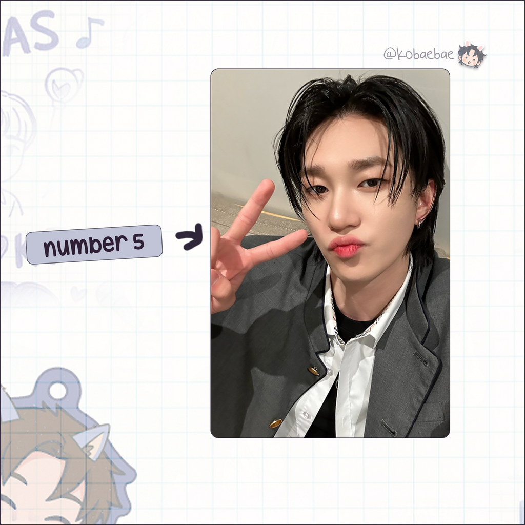 P1H - Theo handmade photocards kpop inspired - Set 2