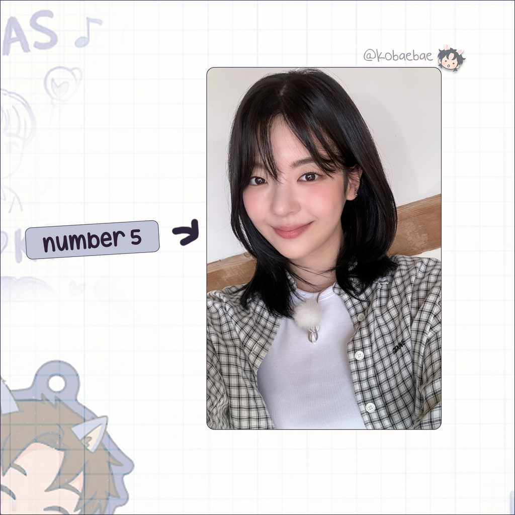 Itzy - Lia handmade photocards kpop inspired - Set 3