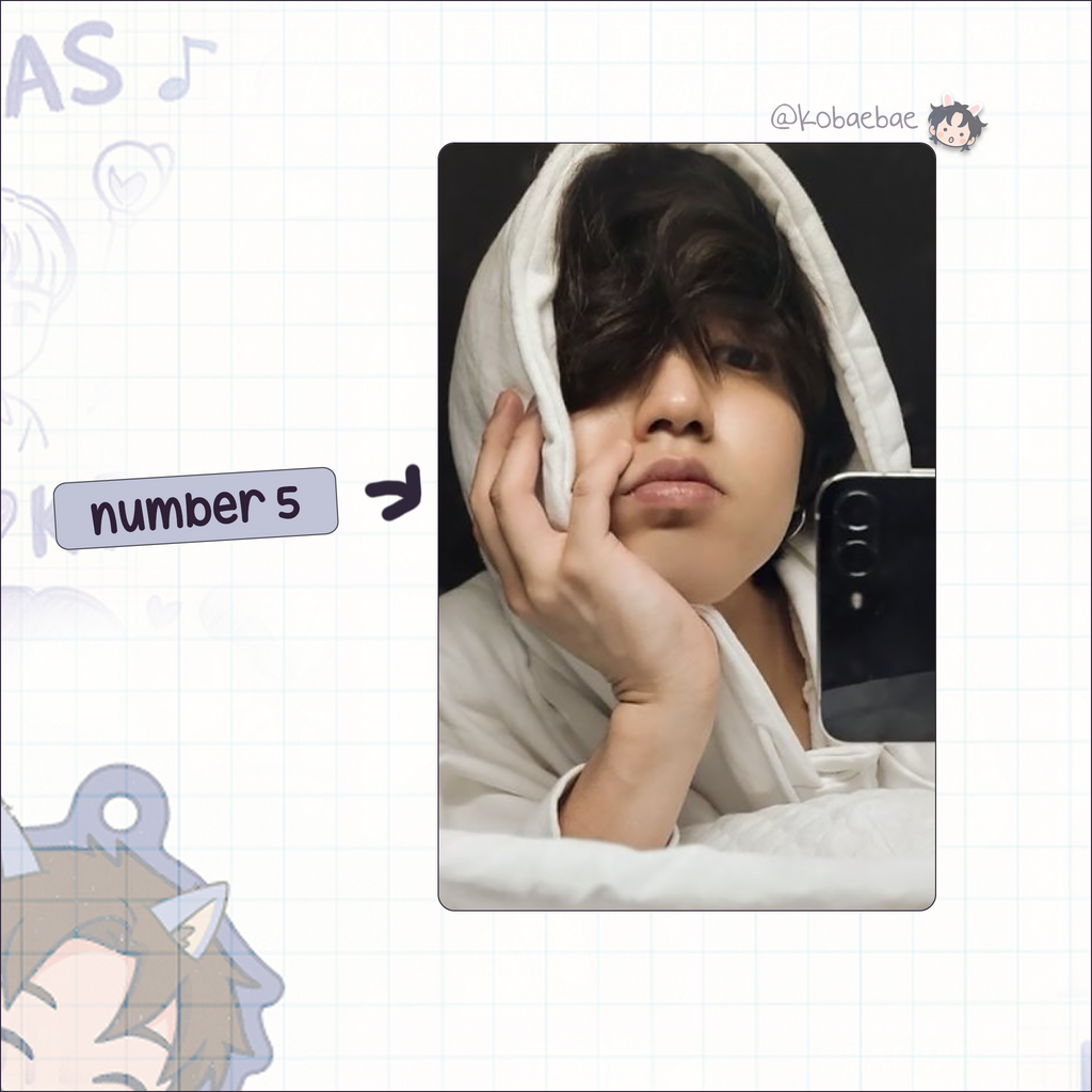 Skz (Stray Kids) - Han handmade photocards kpop inspired - Set 8