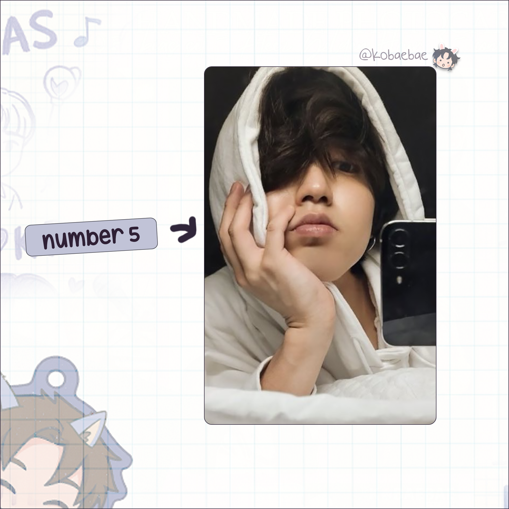 Skz (Stray Kids) - Han handmade photocards kpop inspired - Set 8