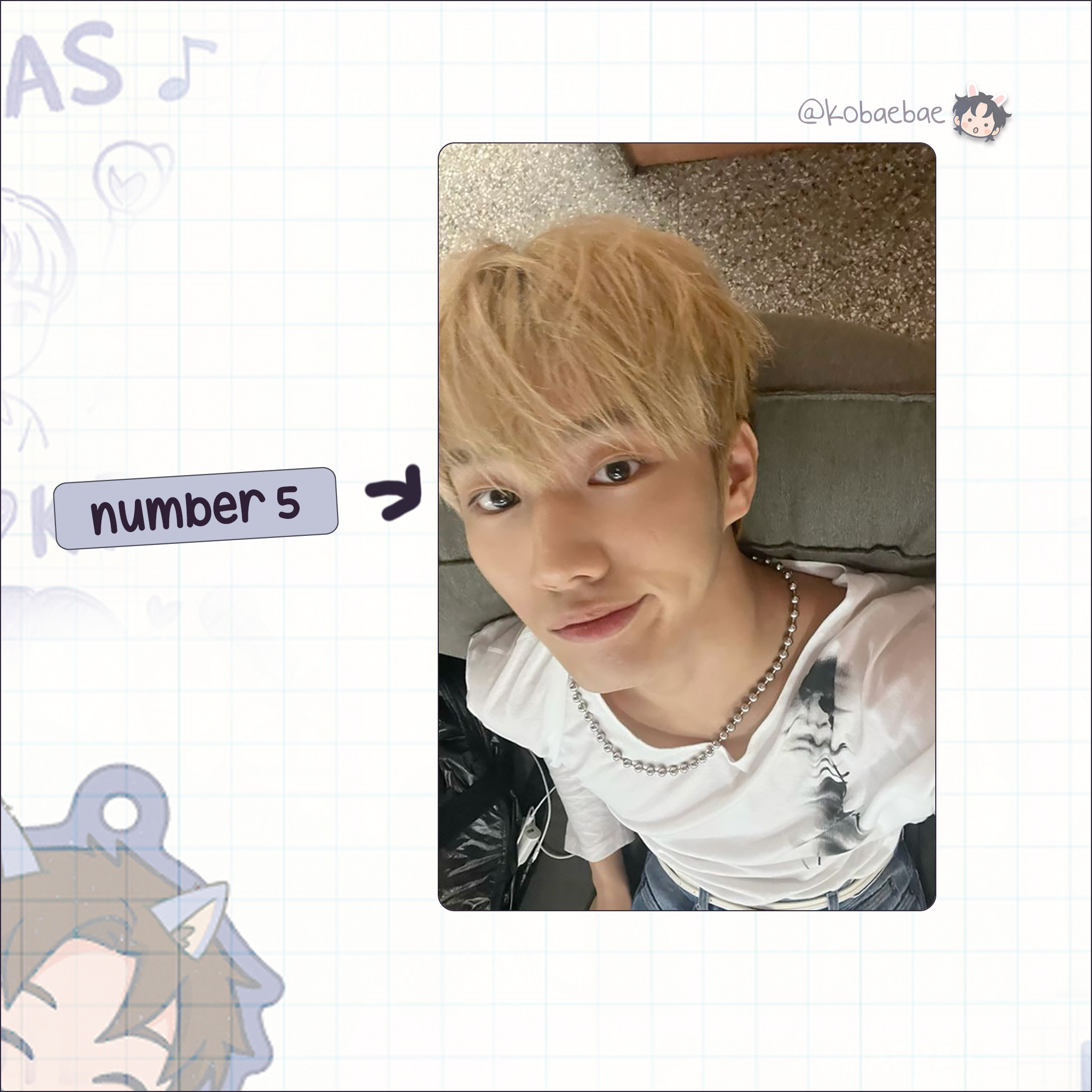 P1H - Tak handmade photocards kpop inspired - Set 2