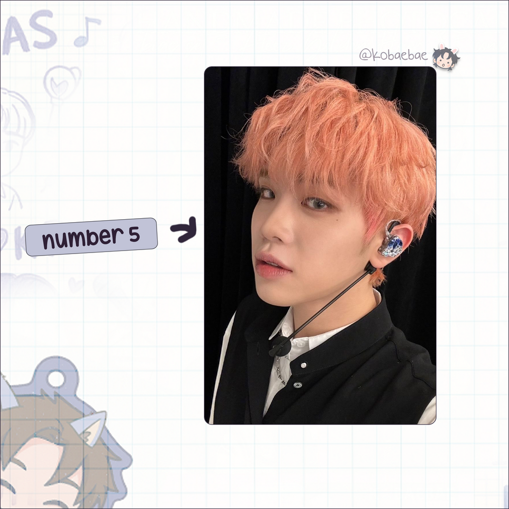 Zb1 - Taerae handmade photocards kpop inspired - Set 2