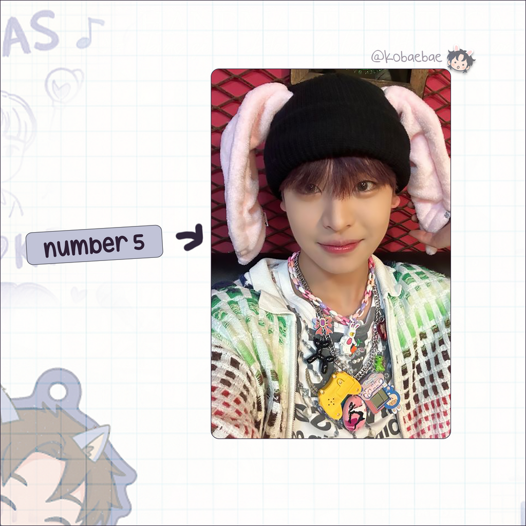 Xkrs - Yechan handmade photocards kpop inspired - Set 1