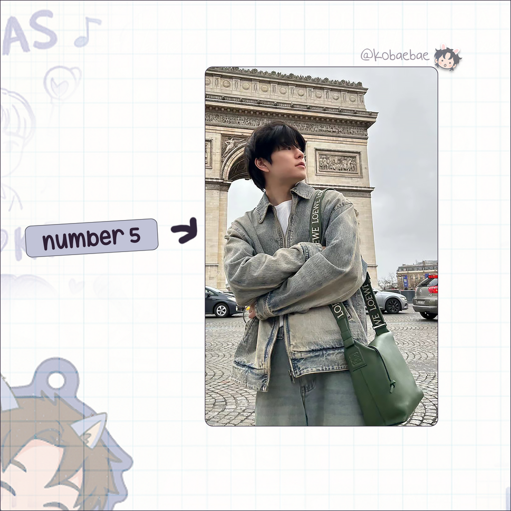 Skz (Stray Kids) - Seungmin handmade photocards kpop inspired - Set 9