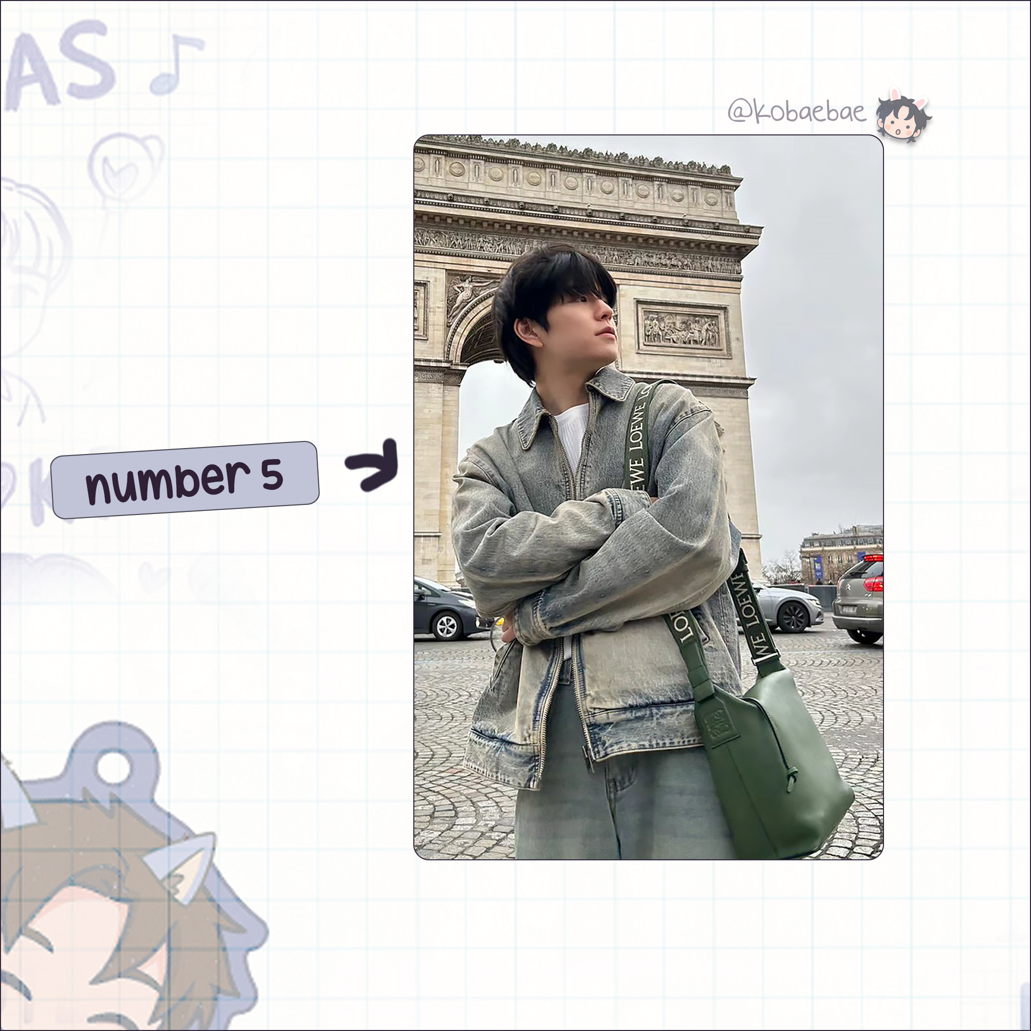 Skz (Stray Kids) - Seungmin handmade photocards kpop inspired - Set 9