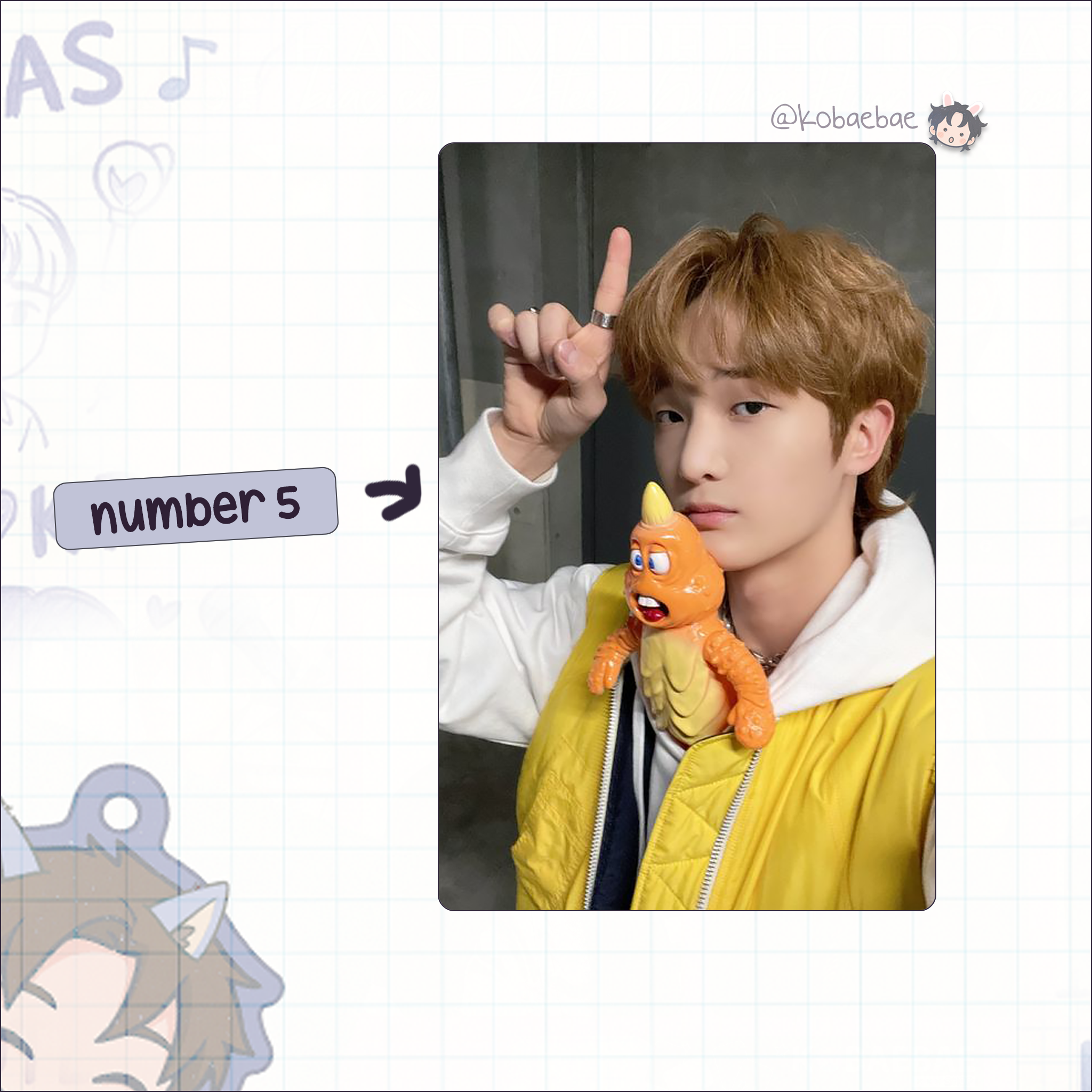 Xkrs - Sumin handmade photocards kpop inspired - Set 1