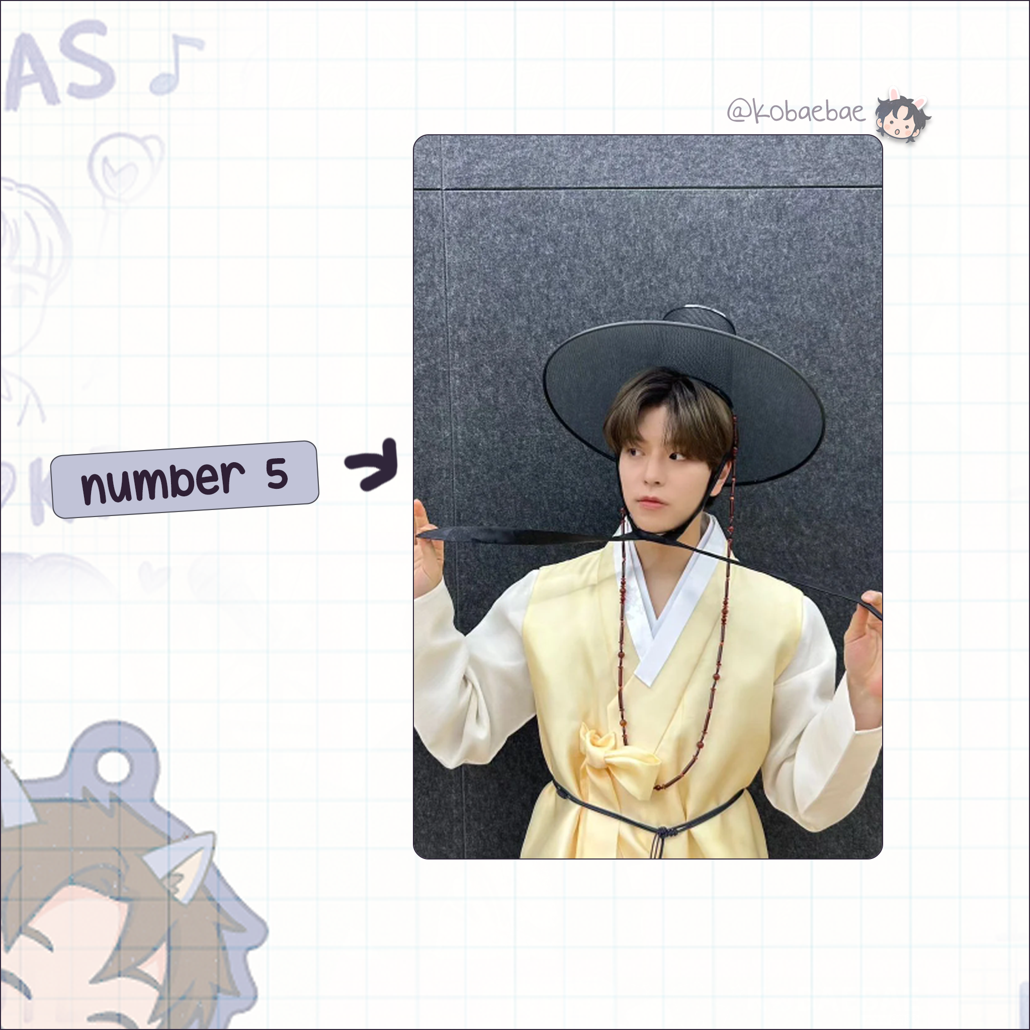 Skz (Stray Kids) - Min handmade photocards kpop inspired - Set 6