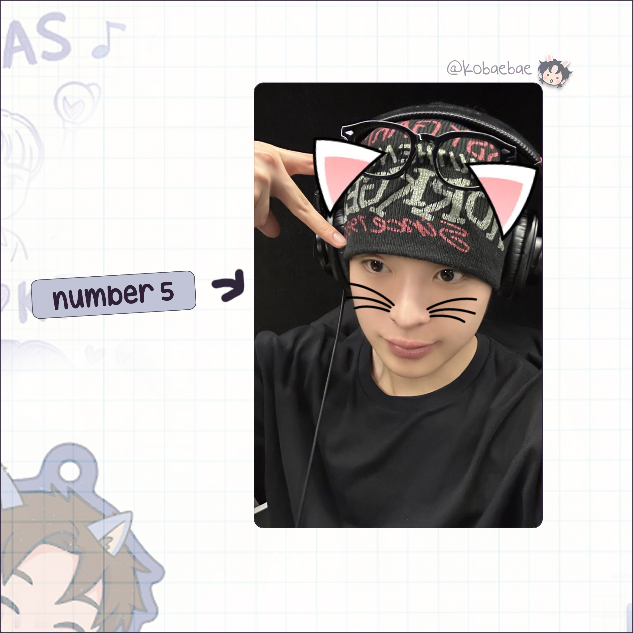 Xikers - Yechan handmade photocards kpop inspired - Set 2