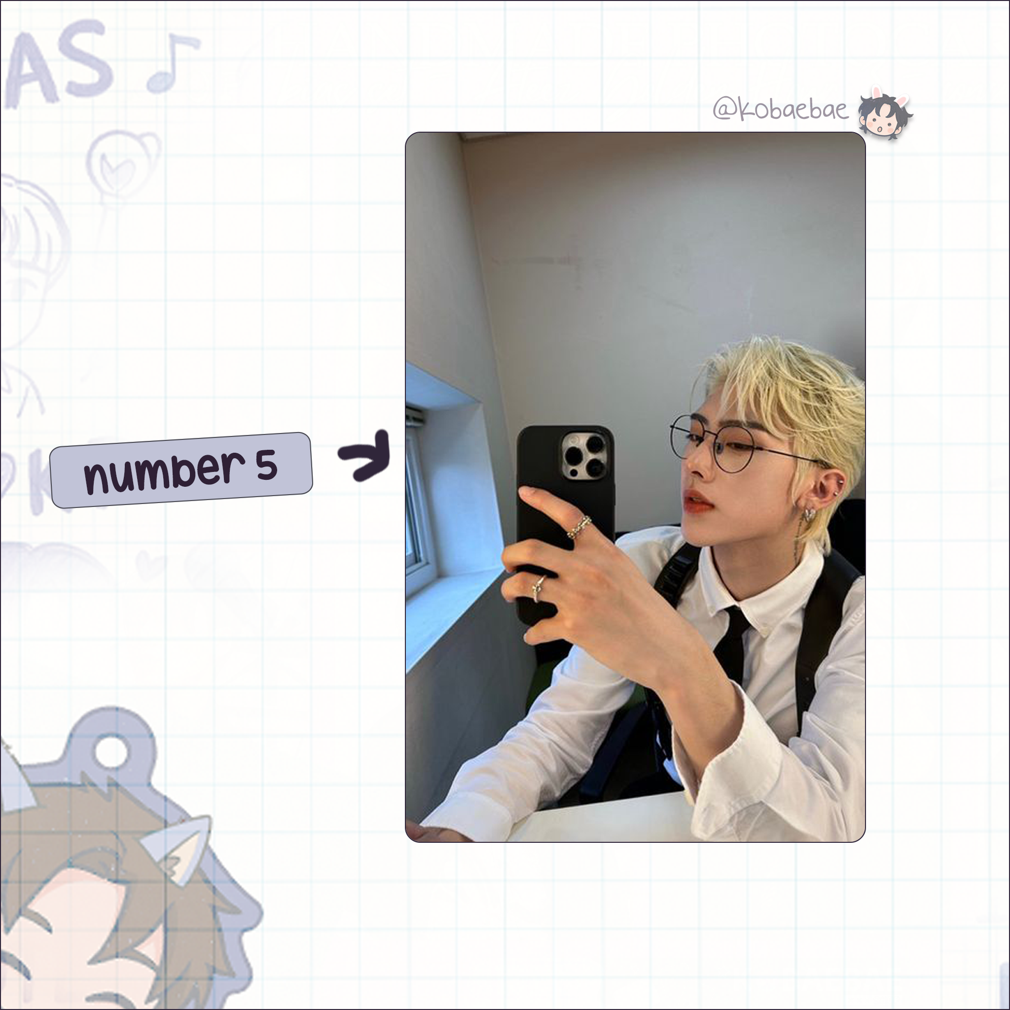 Zb1 - Rick handmade photocards kpop inspired - Set 2