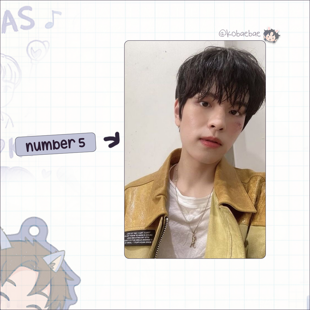Stray Kids (Skz) - Min Handmade photocards kpop inspired - Bias set 5