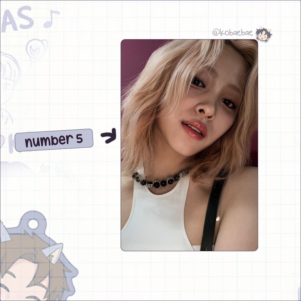 Itzy - Ryujin handmade photocards kpop inspired - Set 3