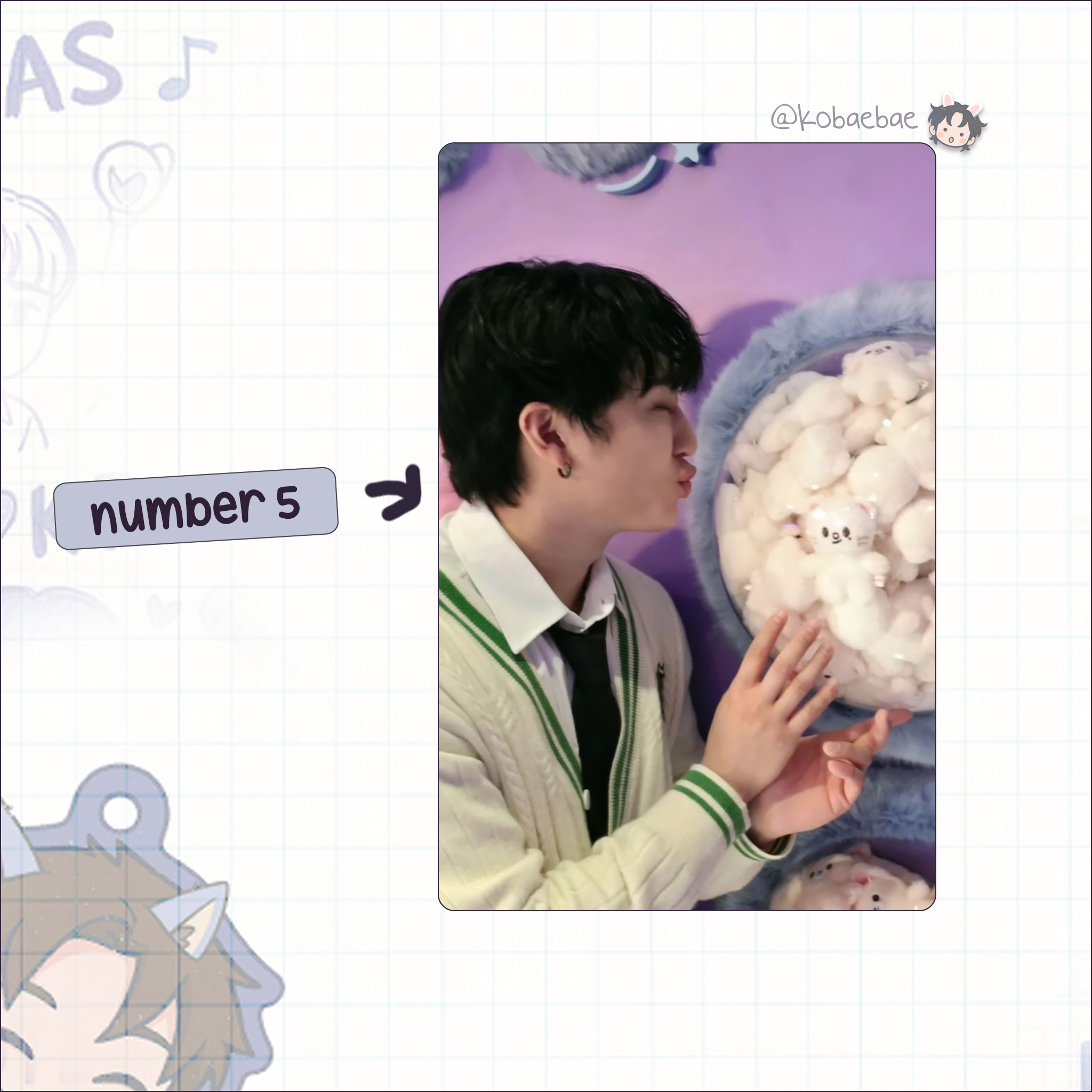 Skz (Stray Kids) - Changbin handmade photocards kpop inspired - Set 8