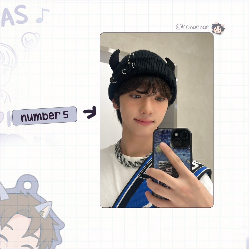 Xkrs - Yujun handmade photocards kpop inspired - Set 1