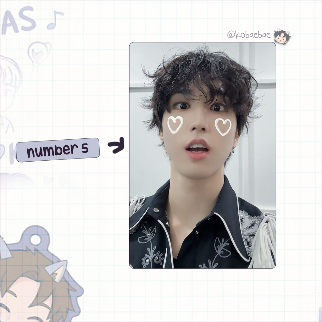 Skz (Stray Kids) - Han handmade photocards kpop inspired - Set 9