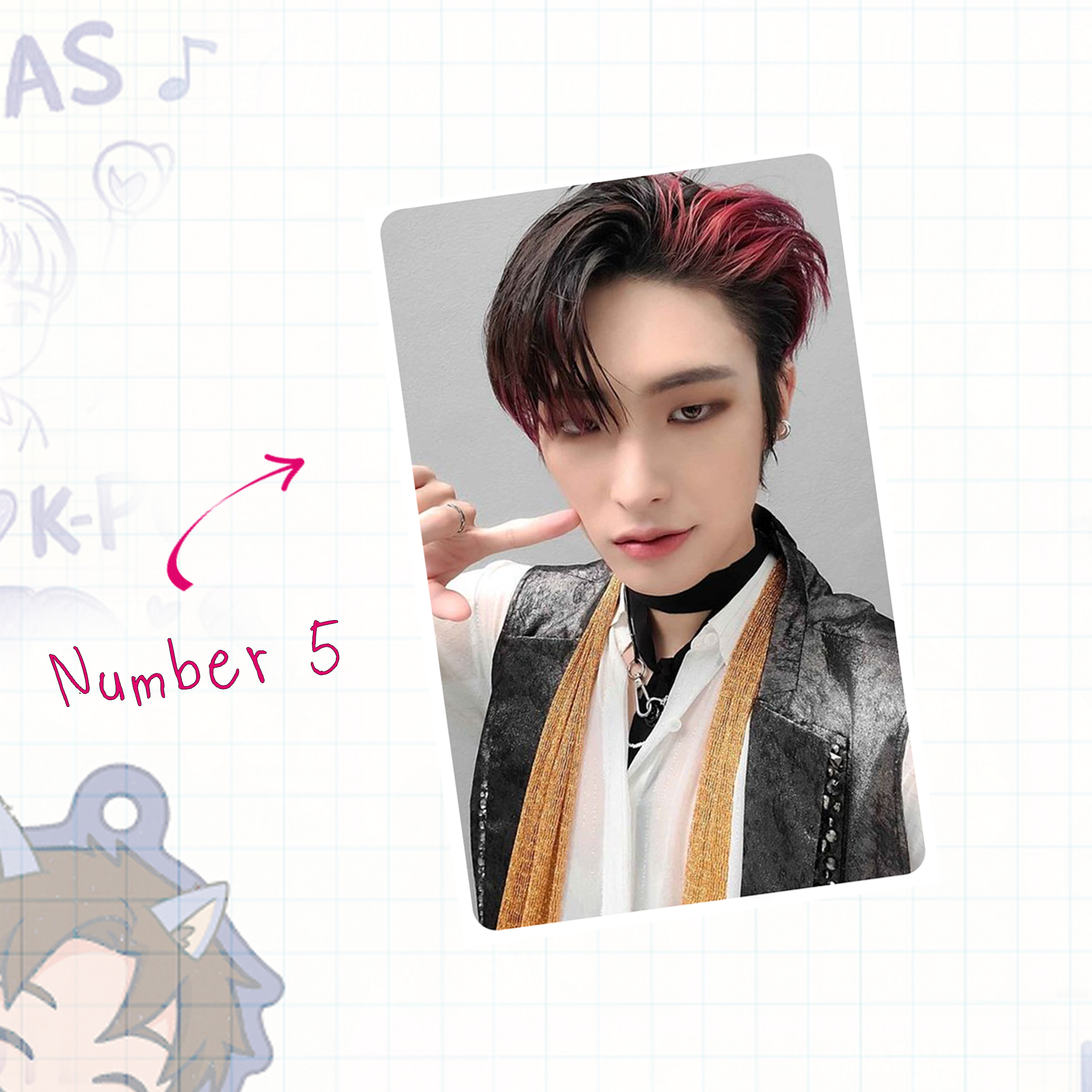Atz - Mingie handmade photocards kpop inspired - Set 1