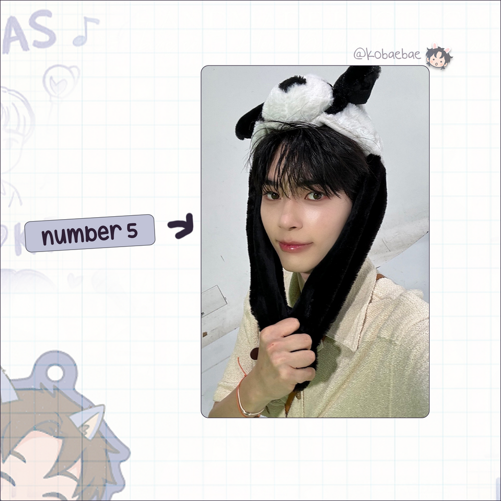 Zb1 - Hanbin handmade photocards kpop inspired - Set 2