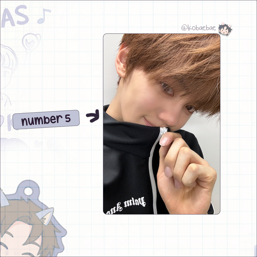 Zb1 - Gyuvin handmade photocards kpop inspired - Set 2