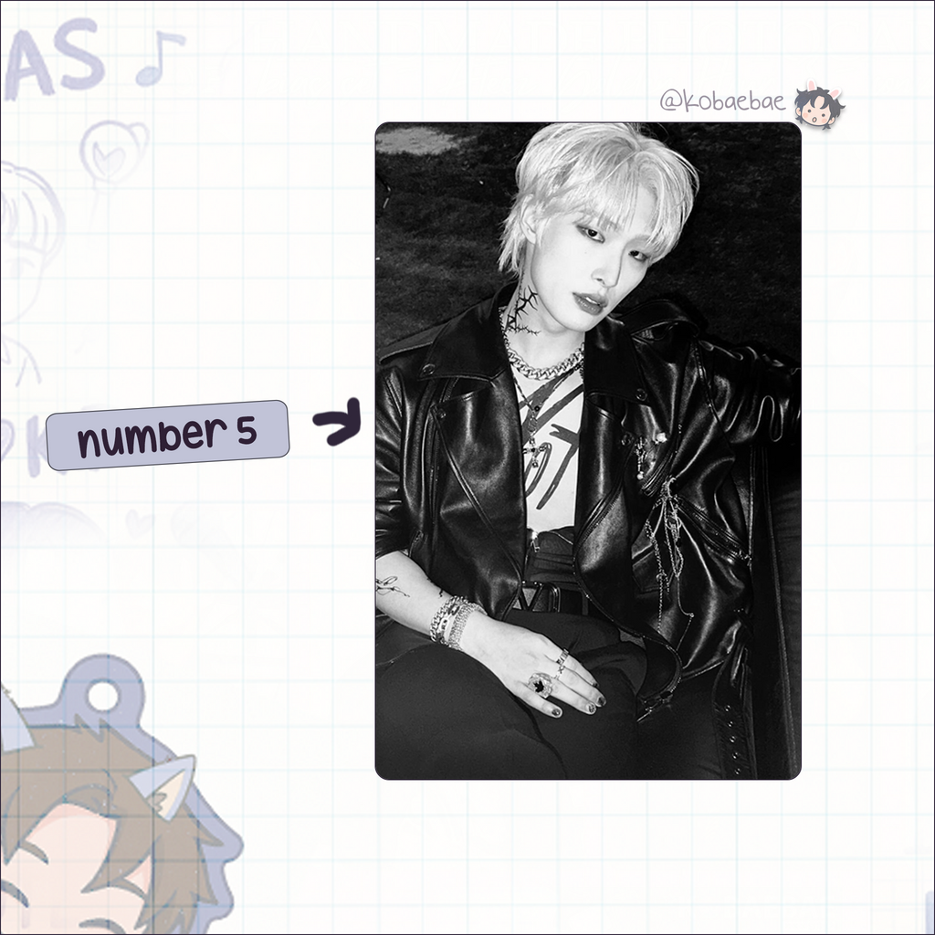 Atz - Mingi handmade photocards kpop inspired - Set 5