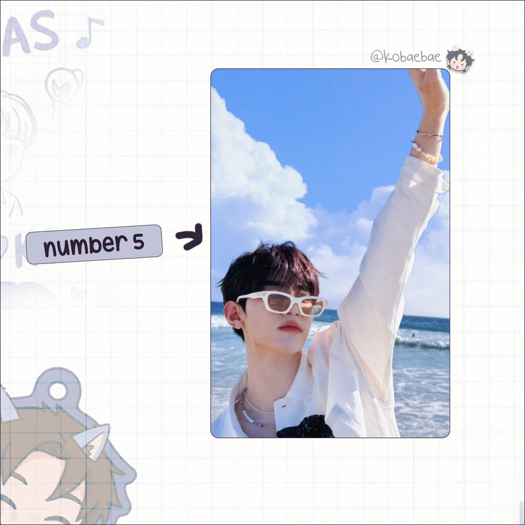 Zb1 - Hao handmade photocards kpop inspired - Set 2