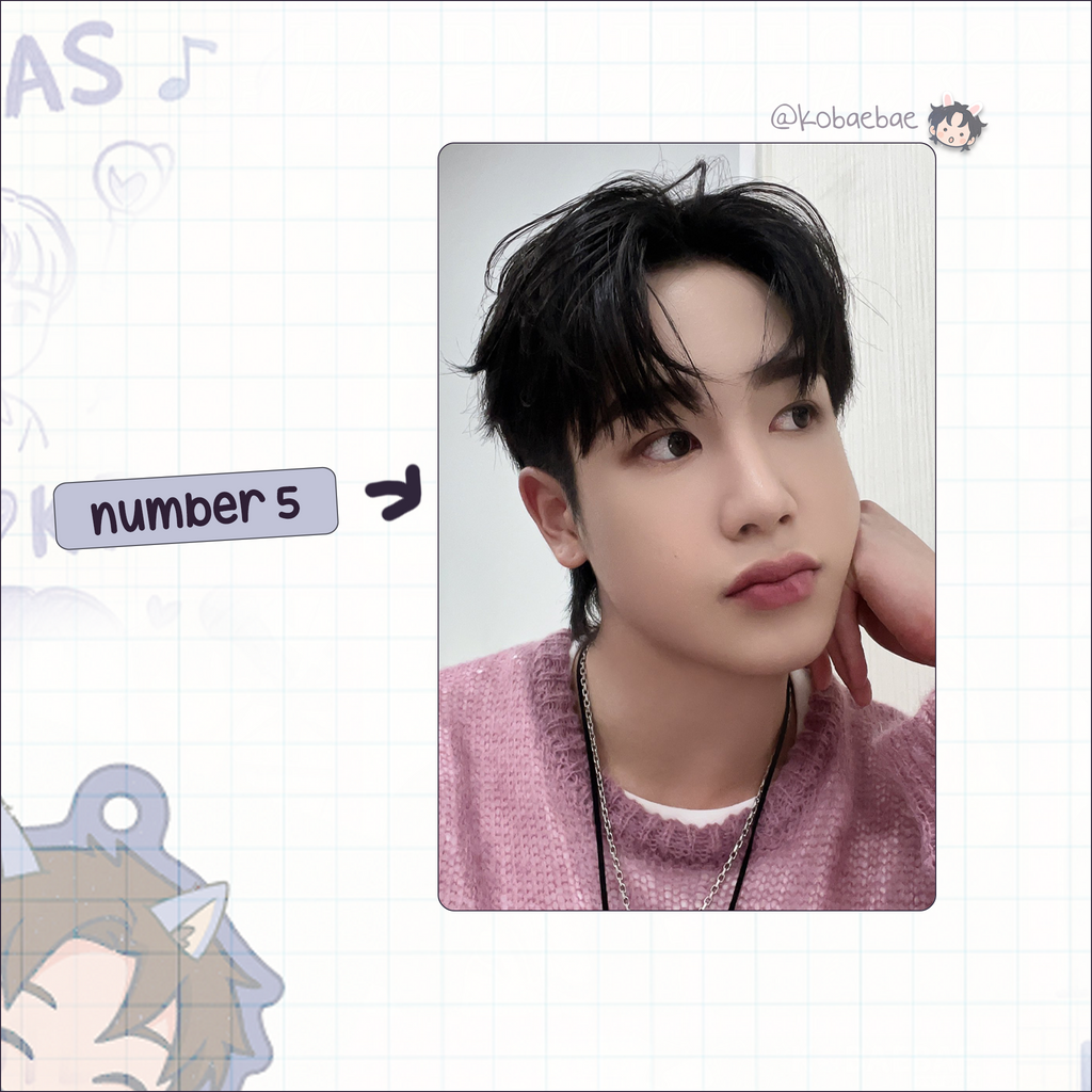 Xkrs - Hunter handmade photocards kpop inspired - Set 1