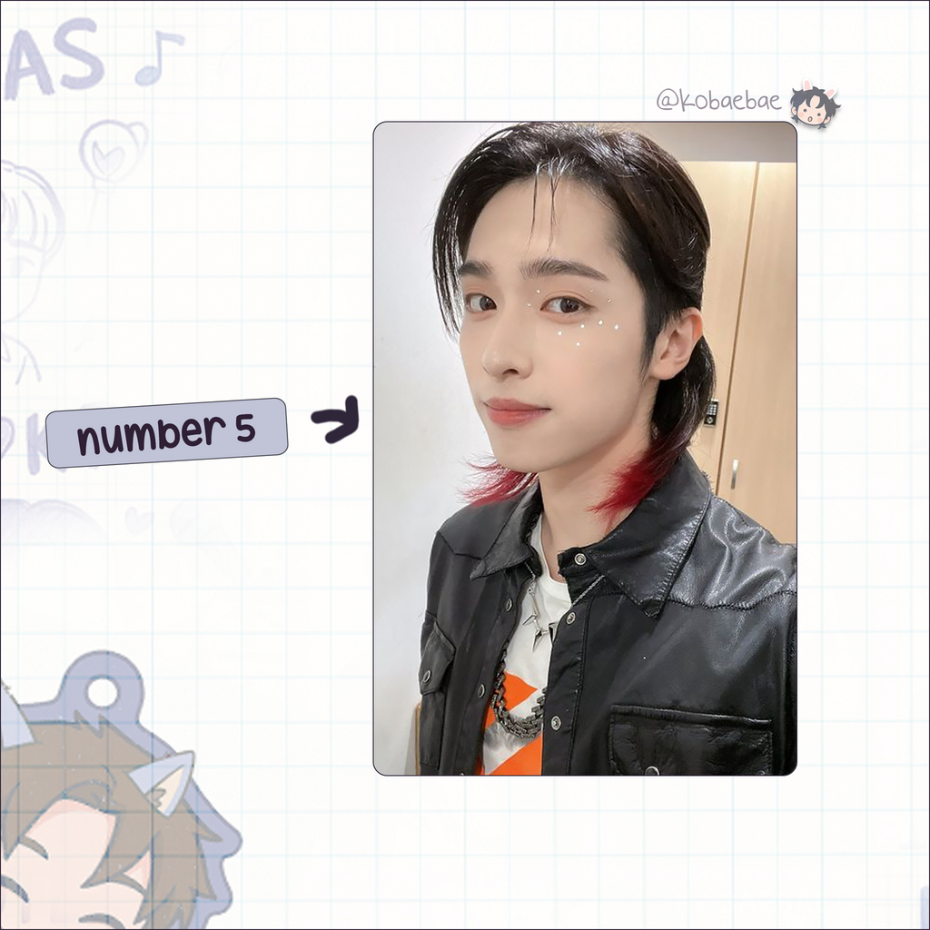 XHR - Gaon Handmade photocards kpop inspired - Bias set 2