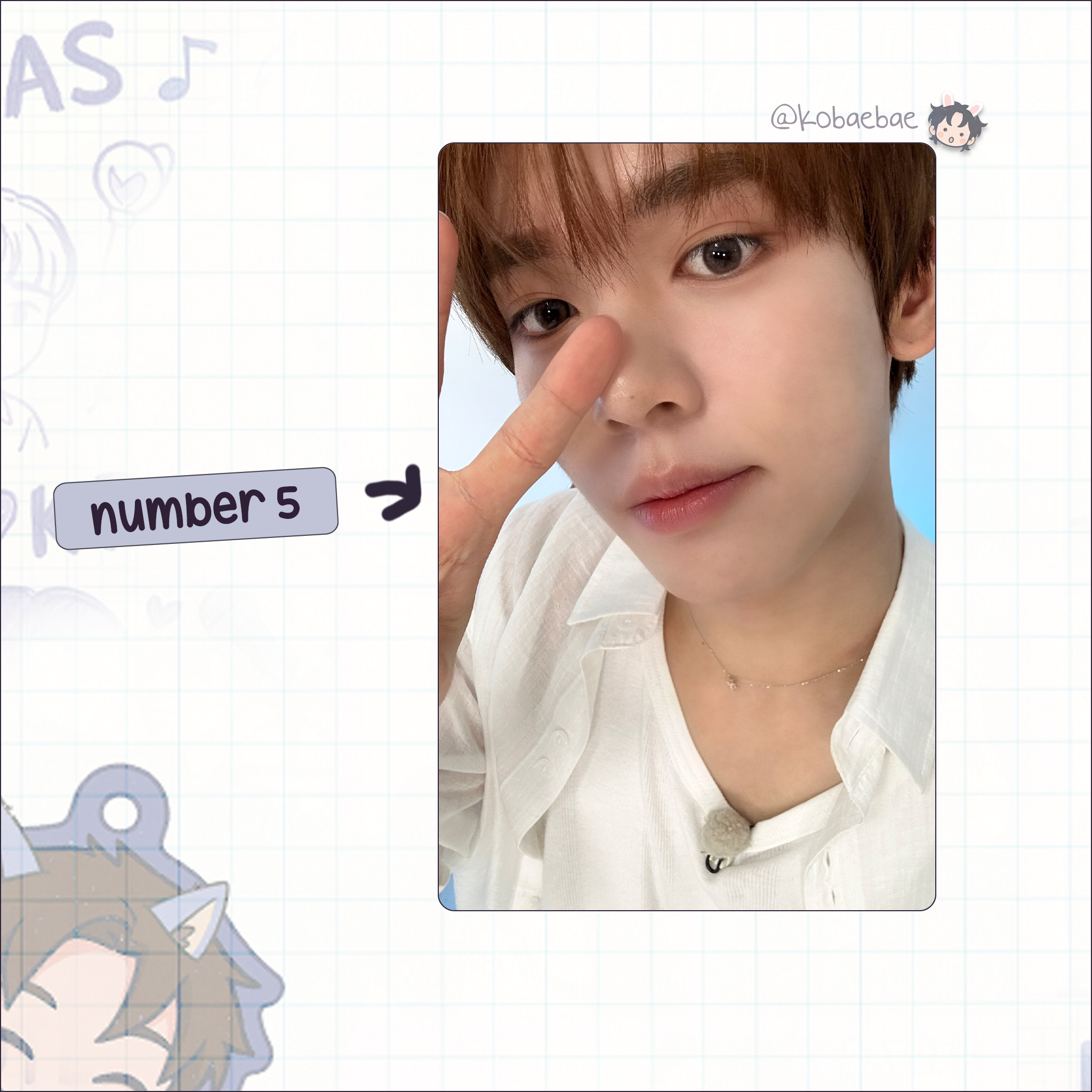 Zb1 - Yujin handmade photocards kpop inspired - Set 2