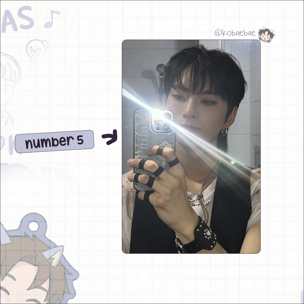 XHR (Xdinary Heroes) - Ode Handmade photocards kpop inspired - Bias set 3