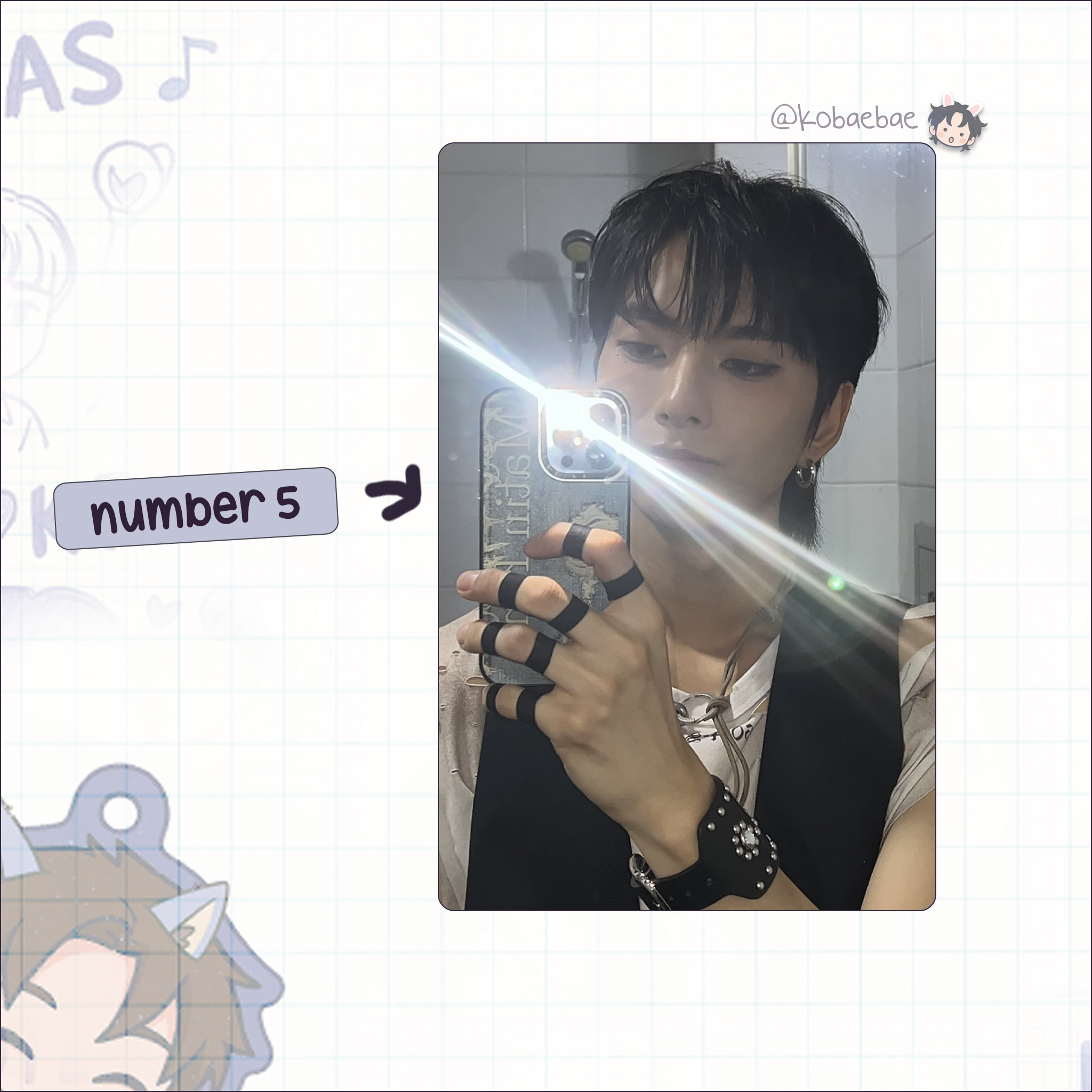 XHR (Xdinary Heroes) - Ode Handmade photocards kpop inspired - Bias set 3