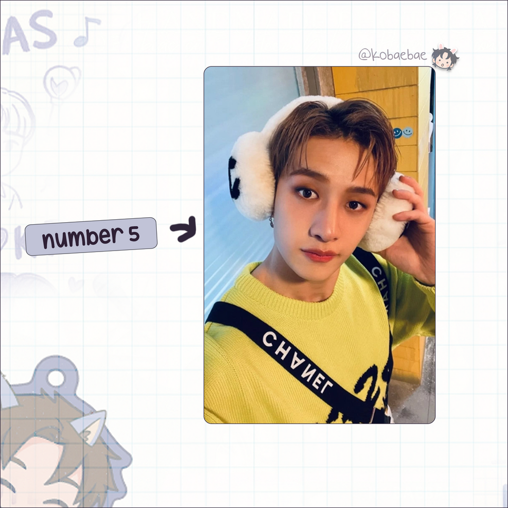 Stray Kids - Bang Chan Handmade photocards kpop inspired - Bias set 4