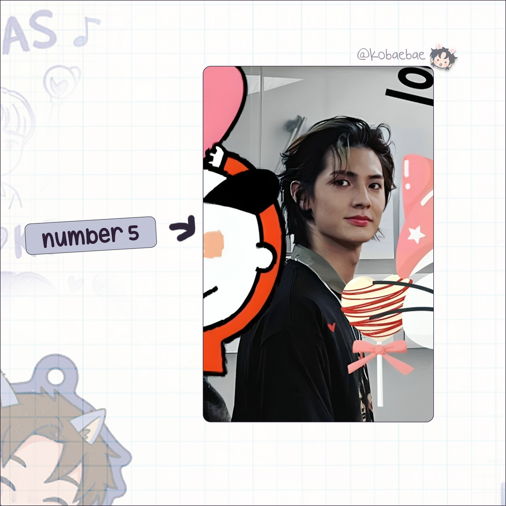 XHR - Jooyeon Handmade photocards kpop inspired - Bias set 2