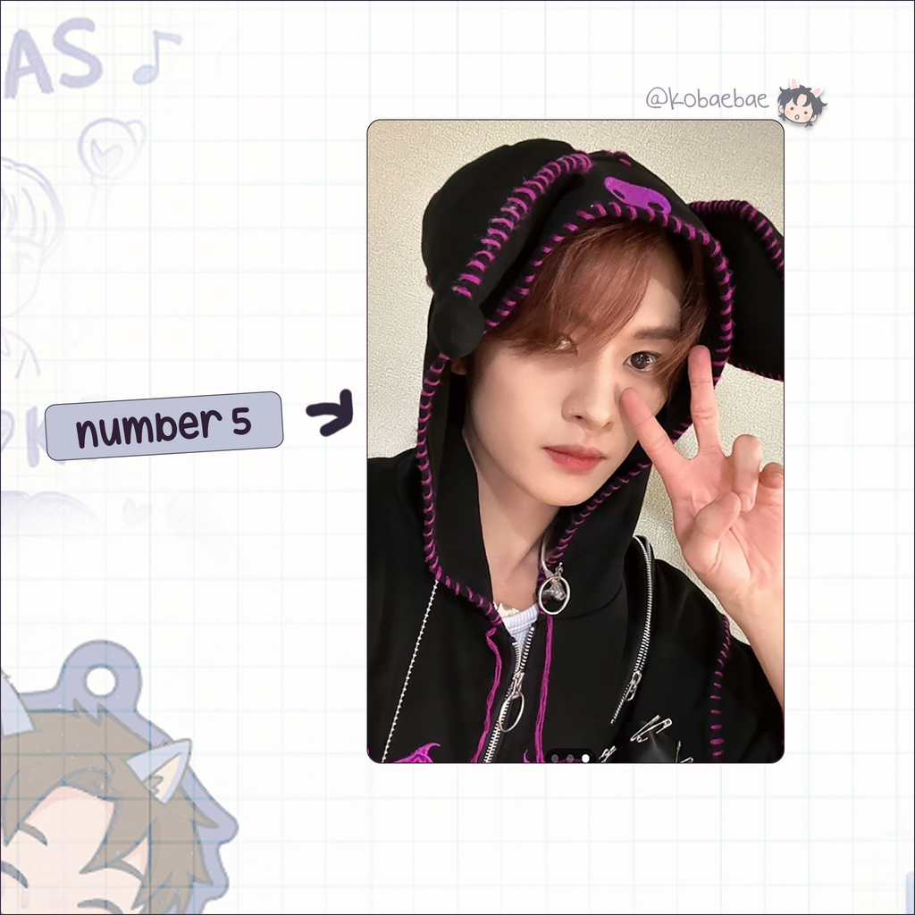 Stray Kids (Skz) - Lino Handmade photocards kpop inspired - Bias set 7