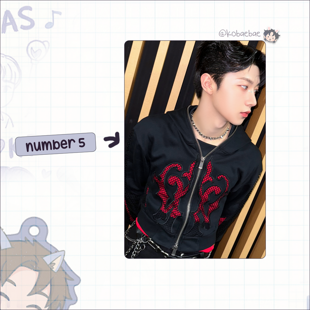 Xikers - Hyunwoo handmade photocards kpop inspired - Set 2