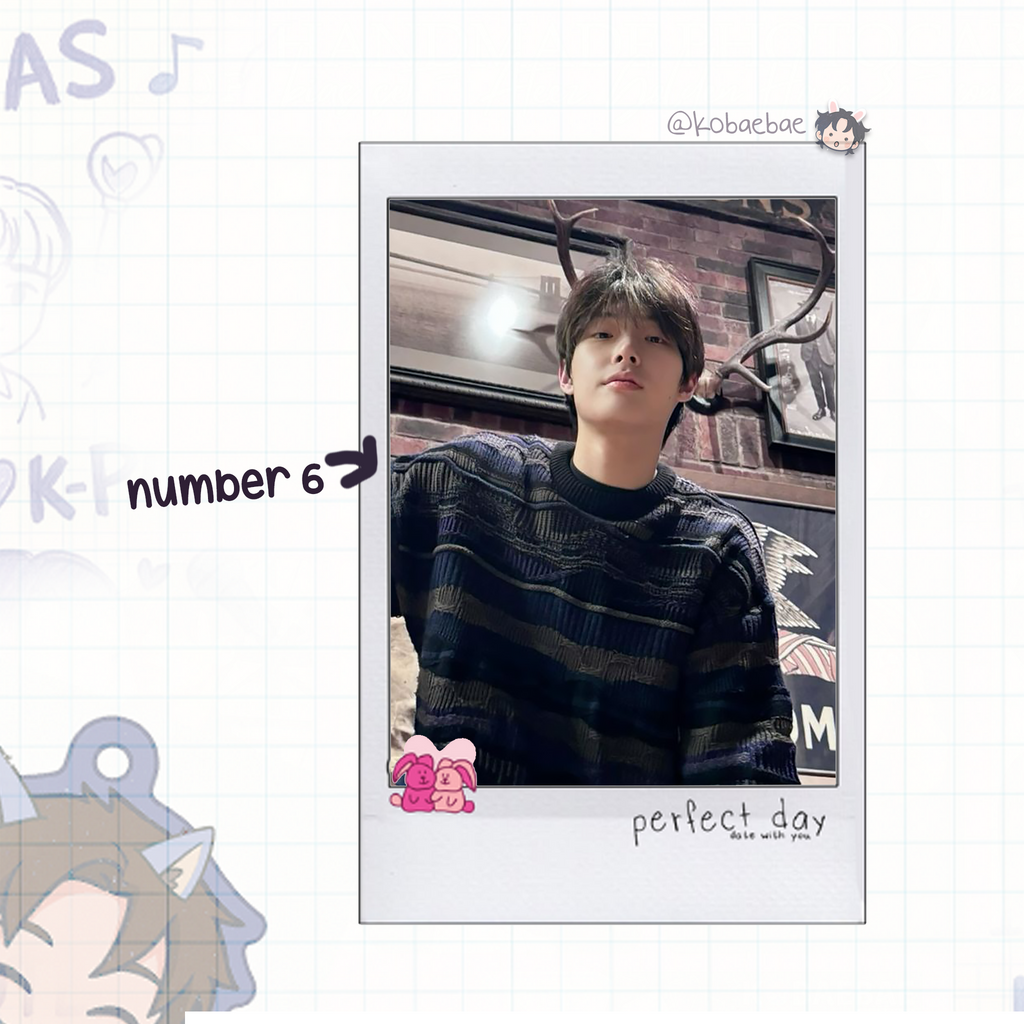 Atz - Date with My Bias - Mingie Instant-Style Fanmade Photo Print