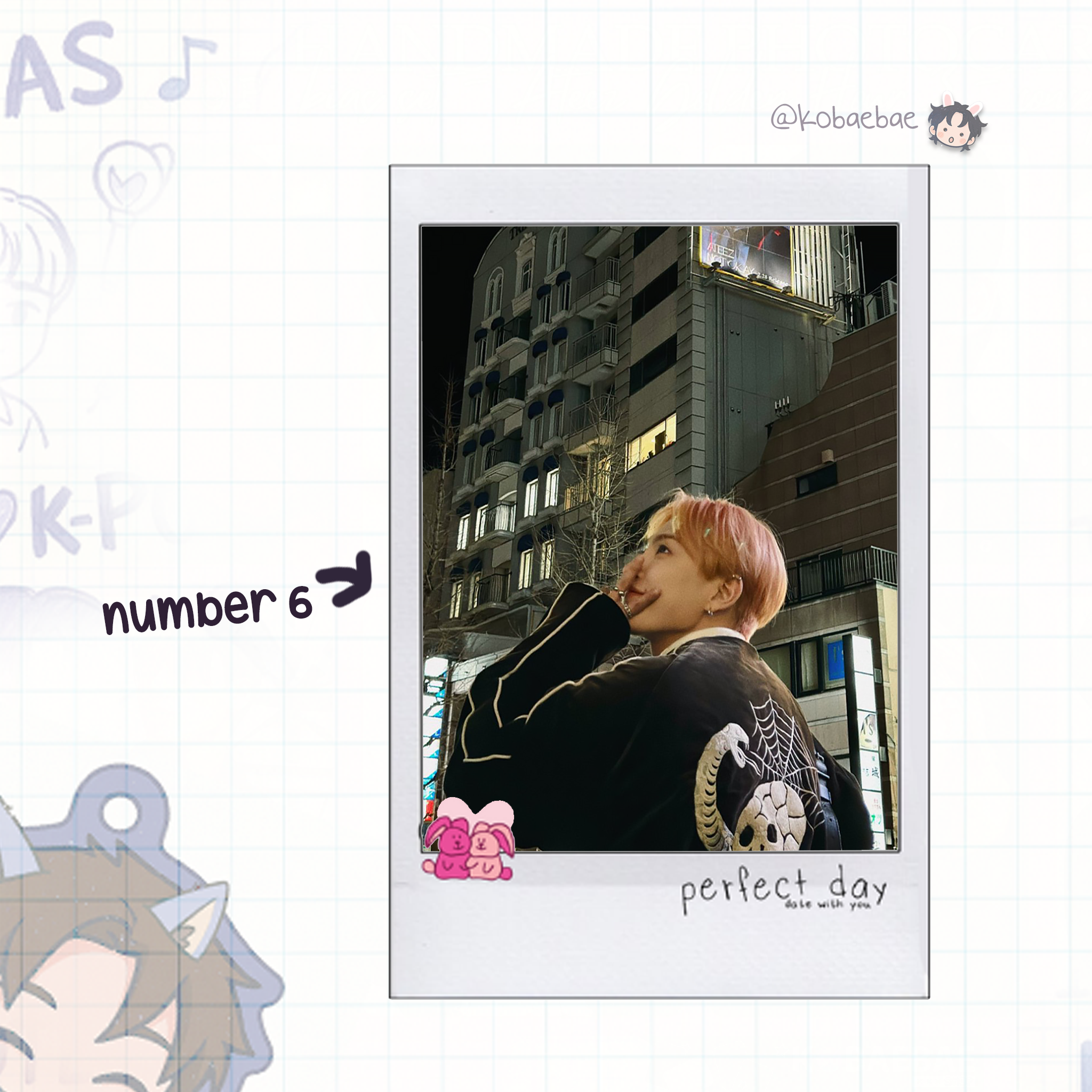 Atz - Date with My Bias - Joong Instant-Style Fanmade Photo Print