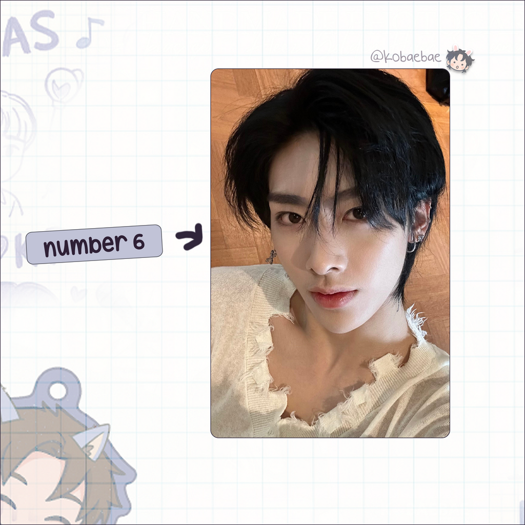 Zb1 - Rick handmade photocards kpop inspired - Set 2