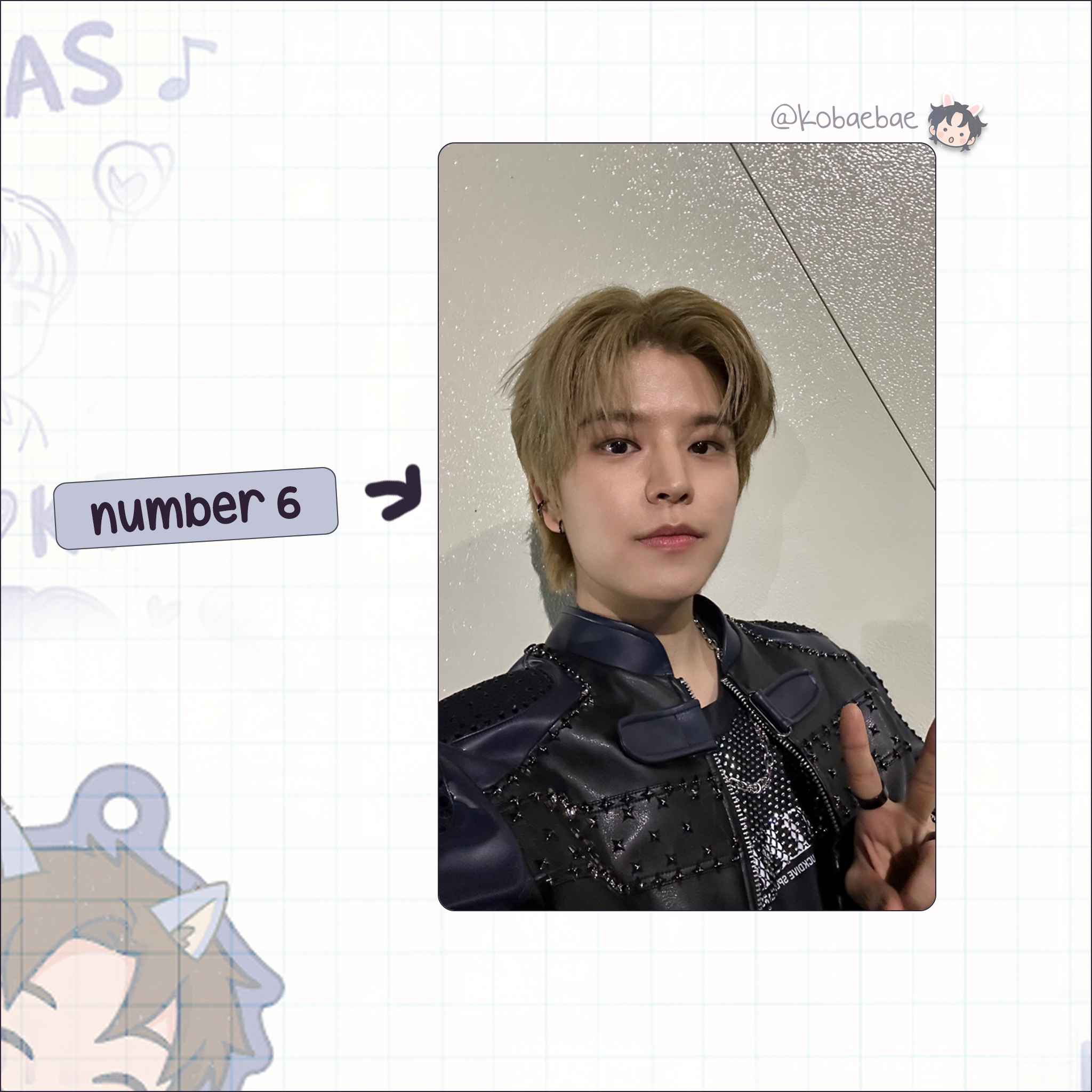 Stray Kids (Skz) - Min Handmade photocards kpop inspired - Bias set 7