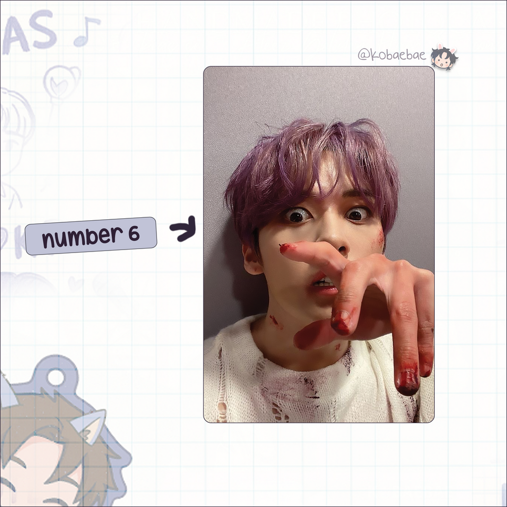 Stray Kids (Skz) - Lino Handmade photocards kpop inspired - Bias set 5