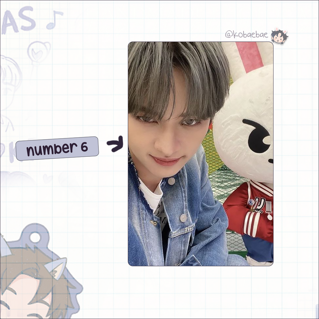 Skz (Stray Kids) - Lee Know handmade photocards kpop inspired - Set 8